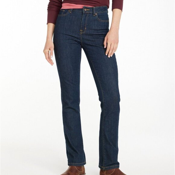 L.L. Bean Denim - NWT LL Bean True Shape Favorite Fit Bootcut Jeans Dark Rinse Plus Size 16 NEW